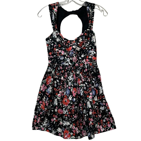 Free People 2 Vintage Floral Sun-kissed Dress Sweetheart Mini P1 - Picture 1 of 5